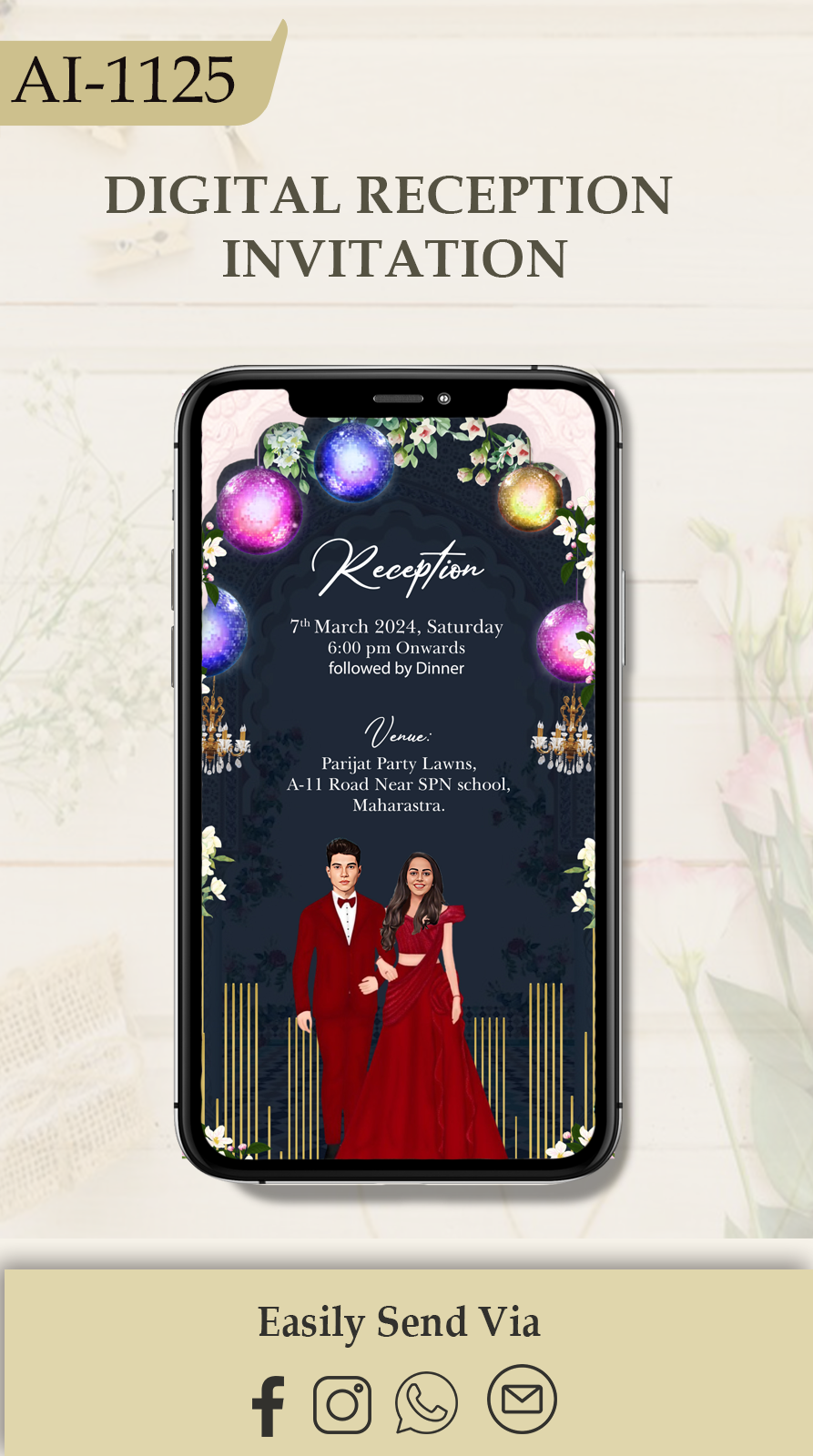 Reception Party Invitation Video Template